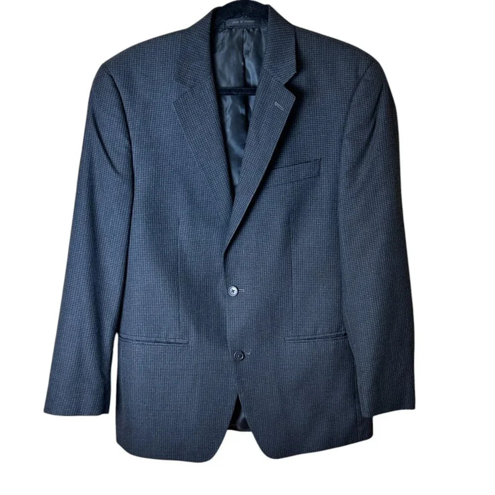 MACY'S MEN'S STORE Andrew Fezza 40R Single Breasted Suit Jacket Sports Coat